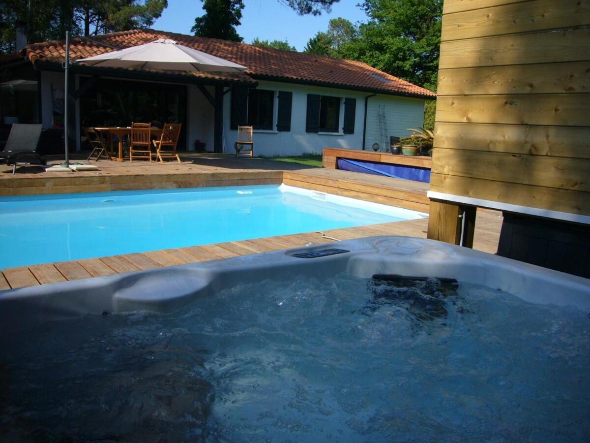 House With Heated Pool And Jacuzzi Villa Soorts-Hossegor Eksteriør billede