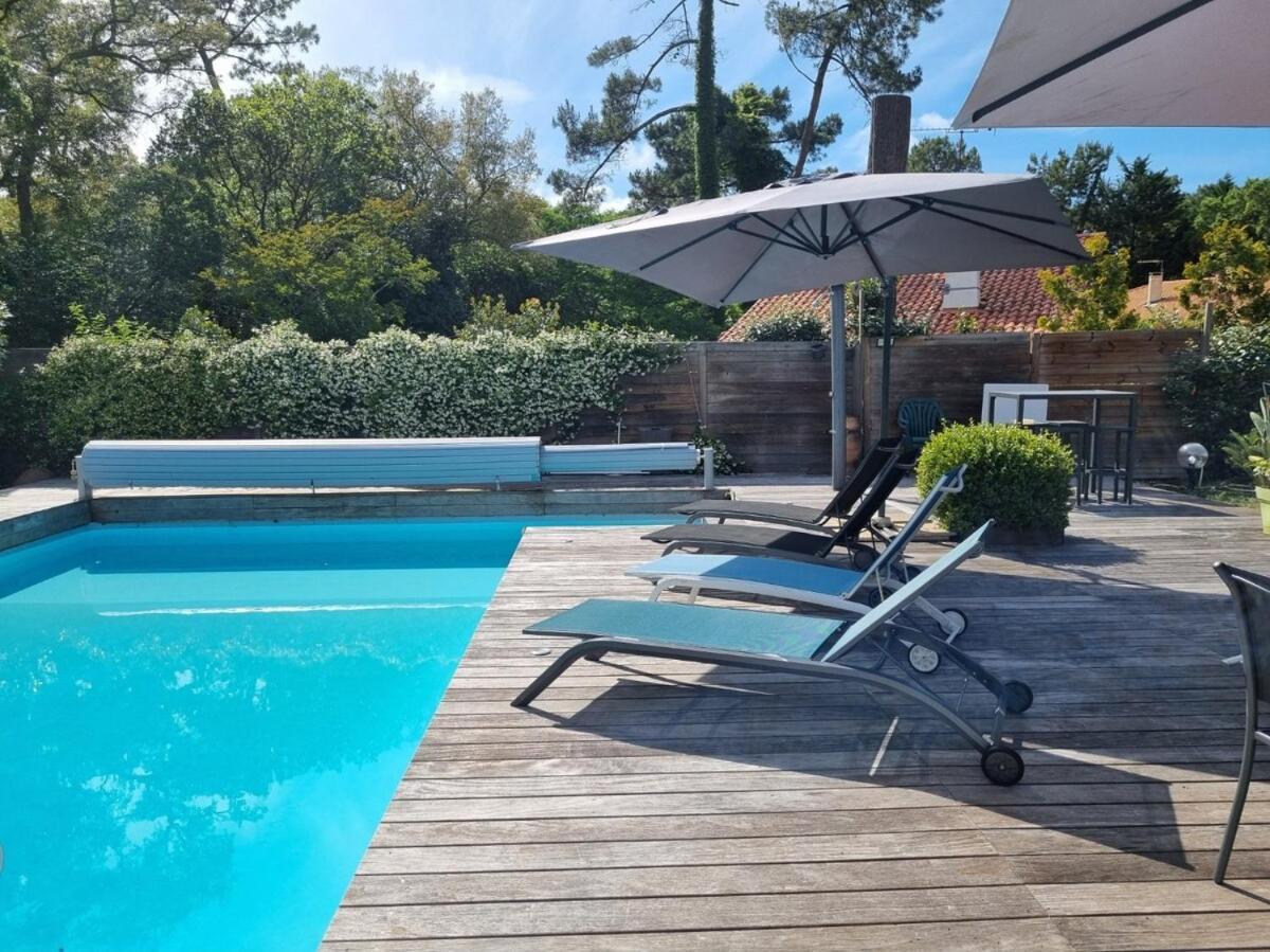 House With Heated Pool And Jacuzzi Villa Soorts-Hossegor Eksteriør billede