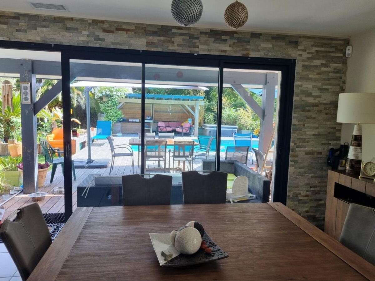 House With Heated Pool And Jacuzzi Villa Soorts-Hossegor Eksteriør billede